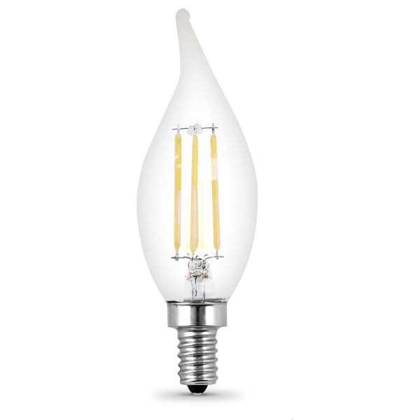 FEIT Electric Ba10 5.5 Watt Filament Flame Led, E12, 3000k, Clear, Package Of 24
