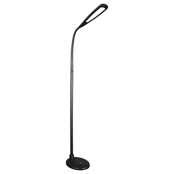 Advantus Ottlite Flex LED Natural Daylight Floor Lamp, Clearsun, Black