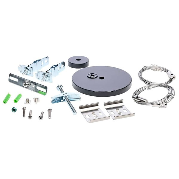 SATCO Momentum Single Unit Susp Kit-Canopy/Ancor Cover-Led Linear System Black