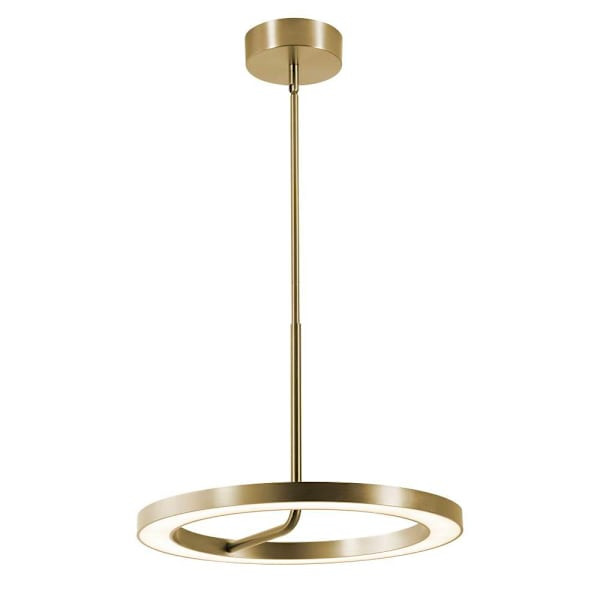 Afx One 18" LED Pendant Light Antique Brass 120-277v 27/30/35/40/50k