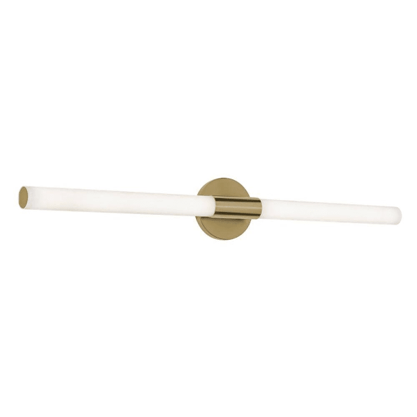 Afx Dion 36" LED Vanity Light Antique Brass 120v 27/30/35/40/50k