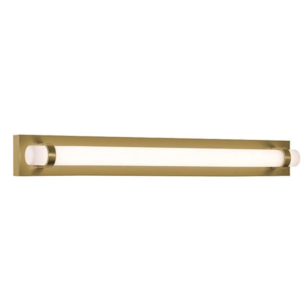 Afx Miami 36" LED Vanity Light Antique Brass 120-277v 27/30/35/40/50k