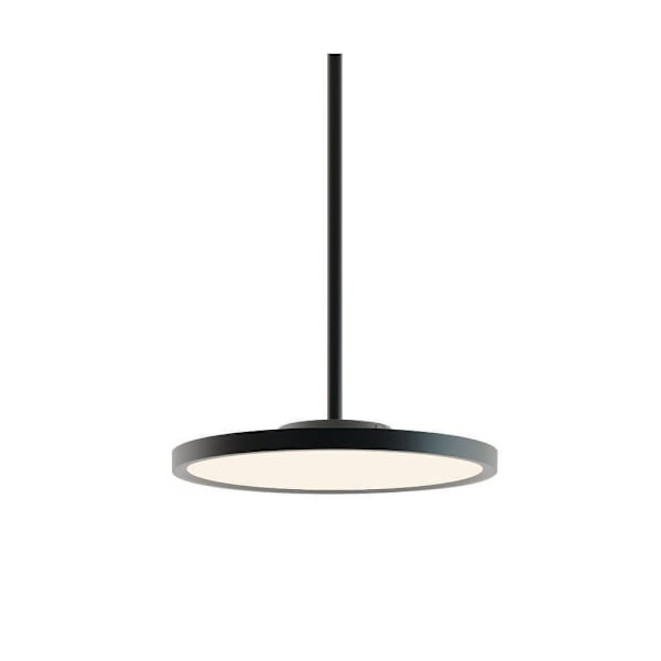 AFX Edge 16" Round Pendant Fixture, 2000 Lumens, Adjustable Cct, Black