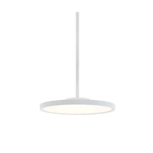 AFX Edge 16" Round Pendant Fixture, 2000 Lumens, Adjustable Cct, White