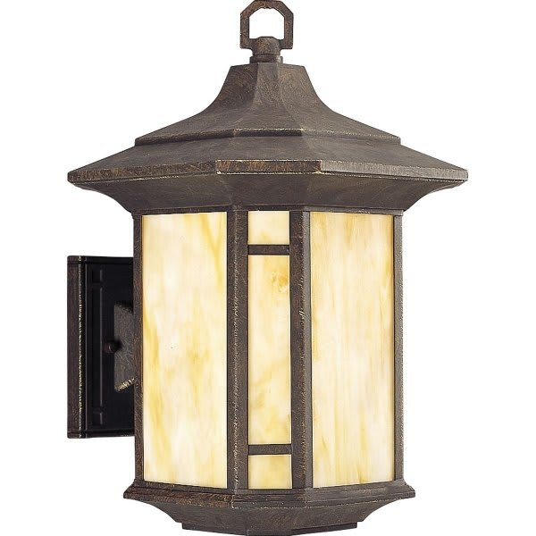 Progress Lighting Arts And Crafts 10 X 15.12 In. 1-Light Outdoor Lantern (Weathered Bronze)
