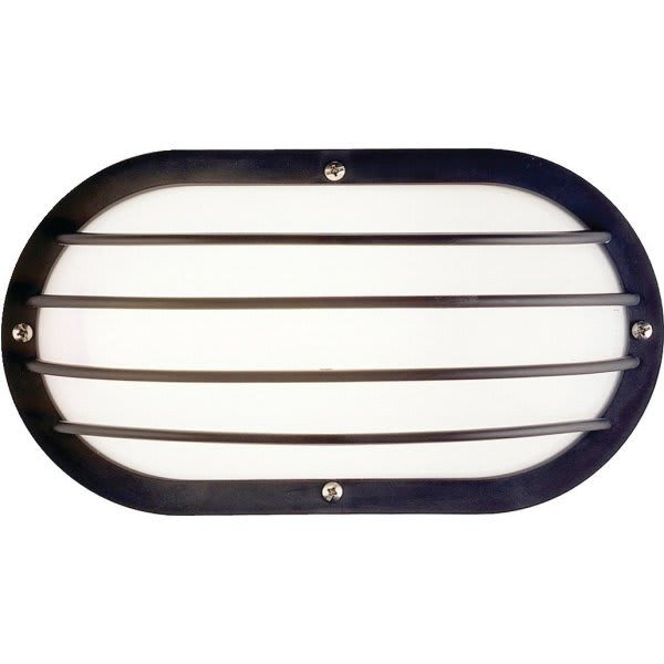10.63 In 11 Watt Led Oval Wall Lantern (Black)