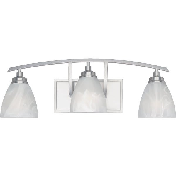 24 In. 60w 3-Light Incandescent Bath Vanity Fixture