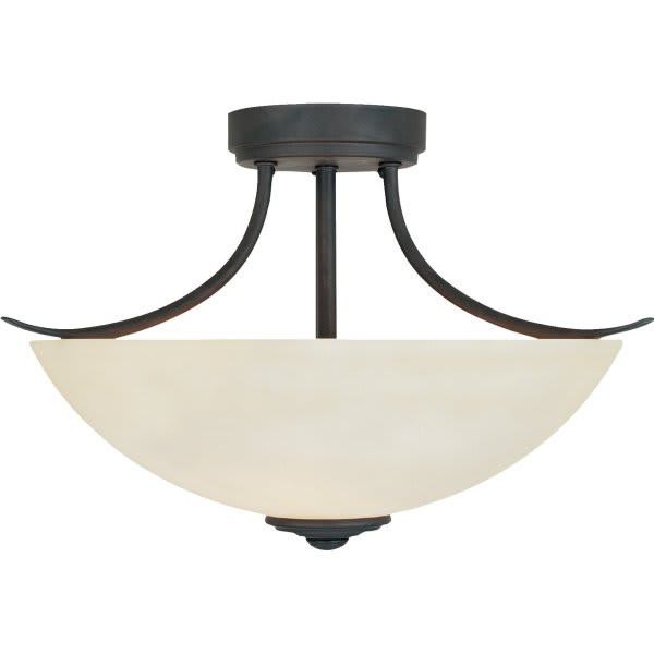 Incandescent Semi-Flush Mount Light