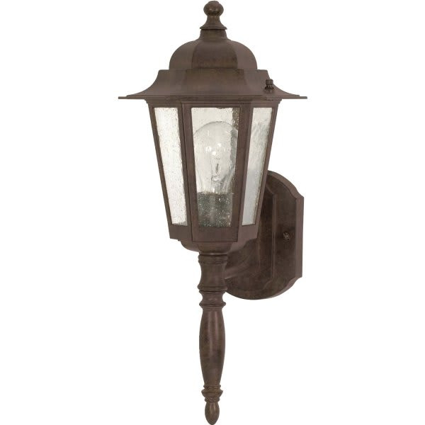 Nuvo Lighting Cornerstone 9.2 X 12 In. 1-Light Outdoor Lantern (Old Bronze)