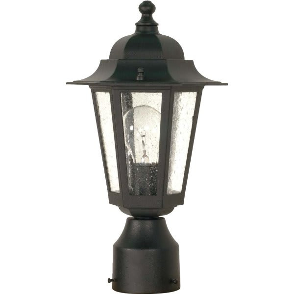 Nuvo Lighting Cornerstone Lighting Post Cap (Black)