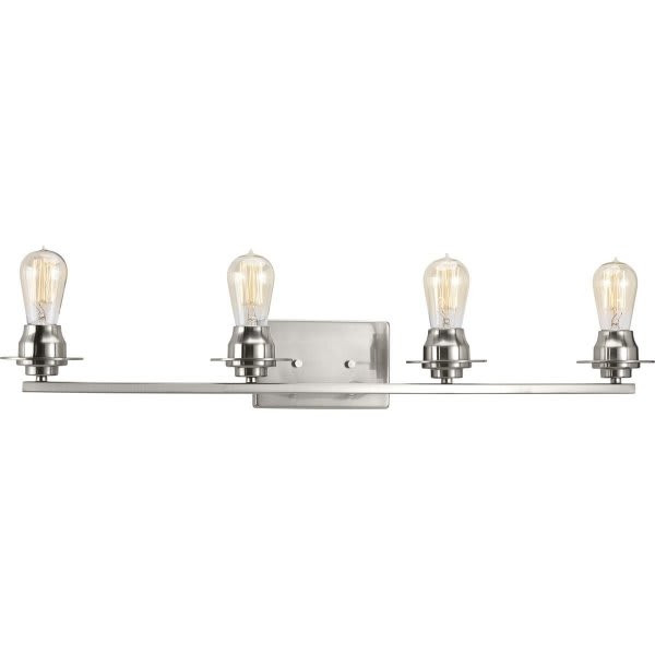 Progress Lighting Debut 30 In. 4-Light Incandescent Bath Vanity Fixture
