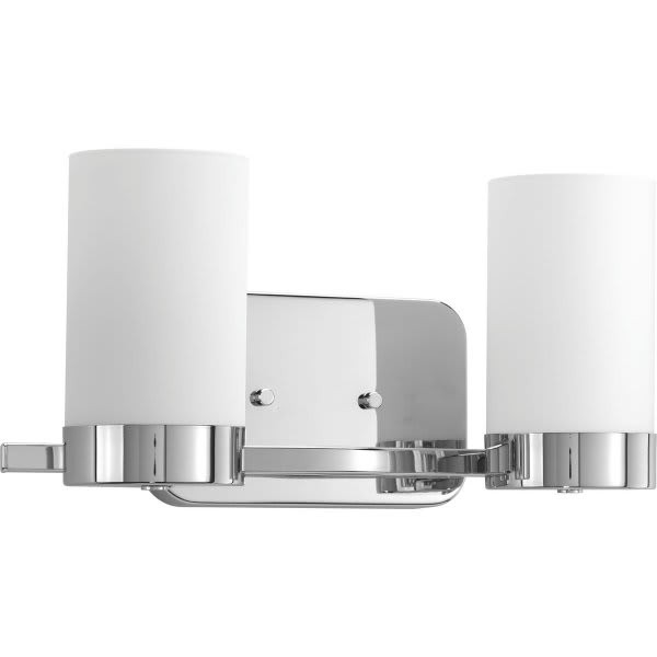 Progress Lighting Elevate 15 In. 2-Light Incandescent Bath Vanity Fixture (Chrome)