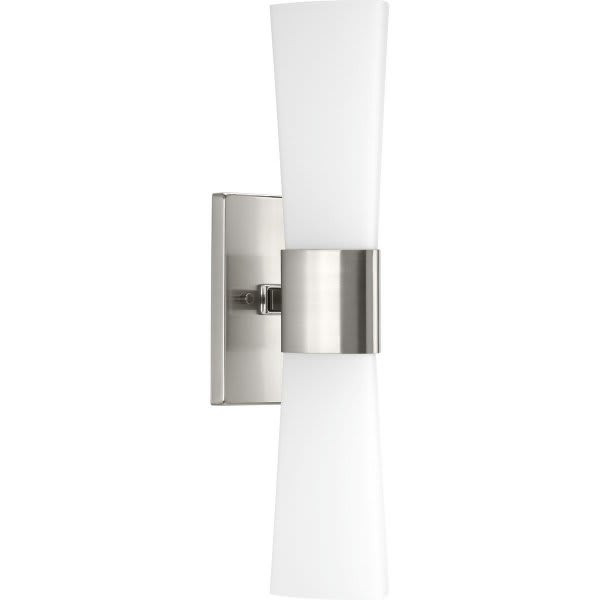 Progress Lighting Zura 4.5 In. 2-Light Incandescent Bath Vanity Fixture