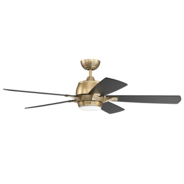 Craftmade Stellar 52 In. 5-Blade Led Ceiling Fan W/ Light (Brown)