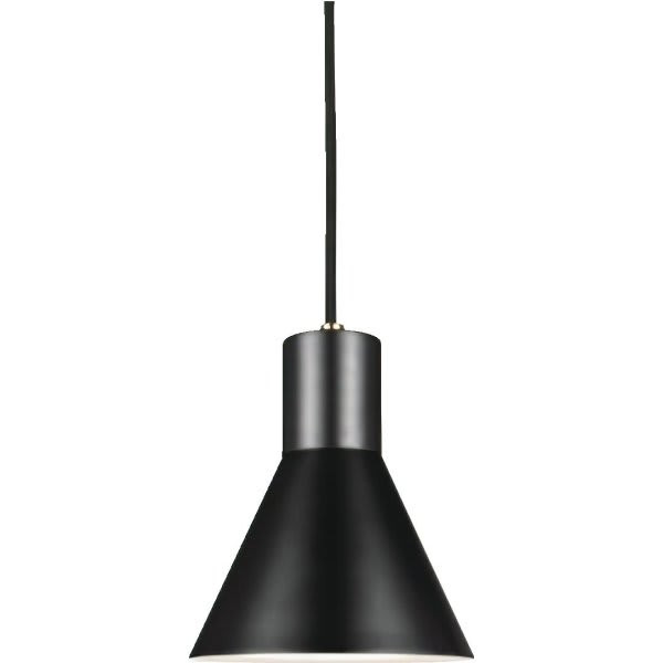Generation Lighting Towner 7 In. 1-Light Pendant Fixture (Satin Bronze)