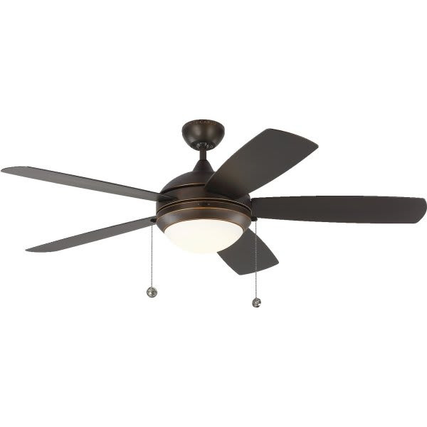 Generation Lighting Discus 52 In. 5-Blade Led Ceiling Fan W/ Light (Roman Bronze)