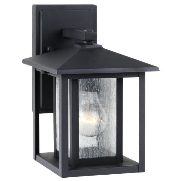 Generation Lighting Hunnington 7 X 11 In. 1-Light Outdoor Lantern (Black)