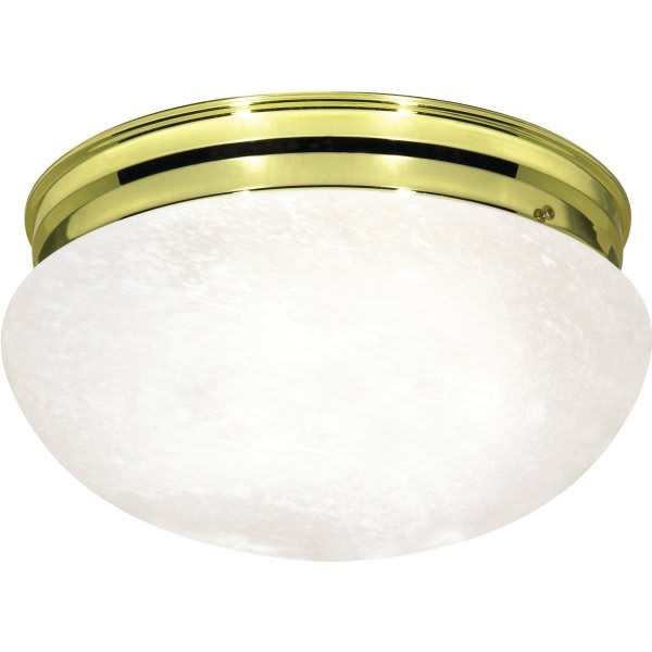 Satco Sf76/678 2-Light Incandescent Flush Mount Light