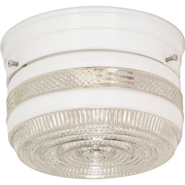 Satco Sf77/097 1-Light Incandescent Flush Mount Light