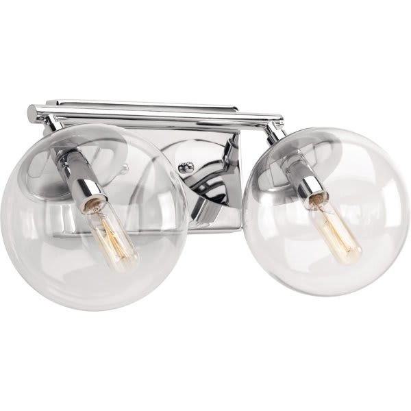 Progress Lighting Mod 15 In. 4-Light Incandescent Bath Vanity Fixture