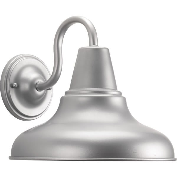 Progress Lighting Led District Metallic Gray One-Light Large Wall Lantern