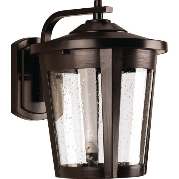 Progress Lighting Led East Haven 12" Antique Bronze One-Light Large Wall Lanter