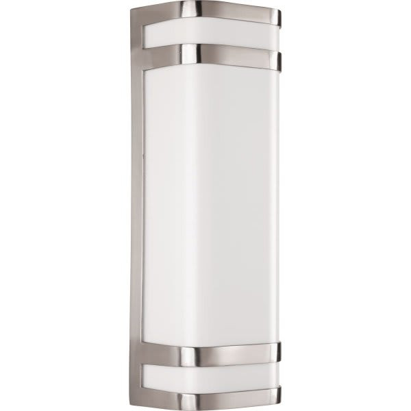 Progress Lighting Led Valera Brushed Nickel Two-Light Wall Lantern