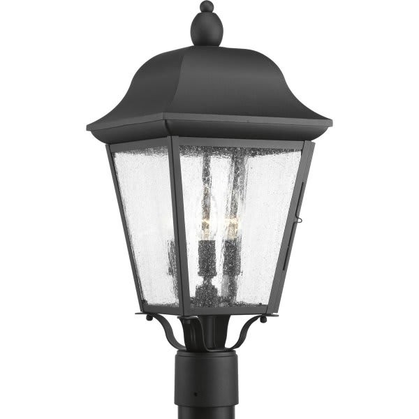 Progress Lighting Kiawah 60w Lighting Post Cap (Black)