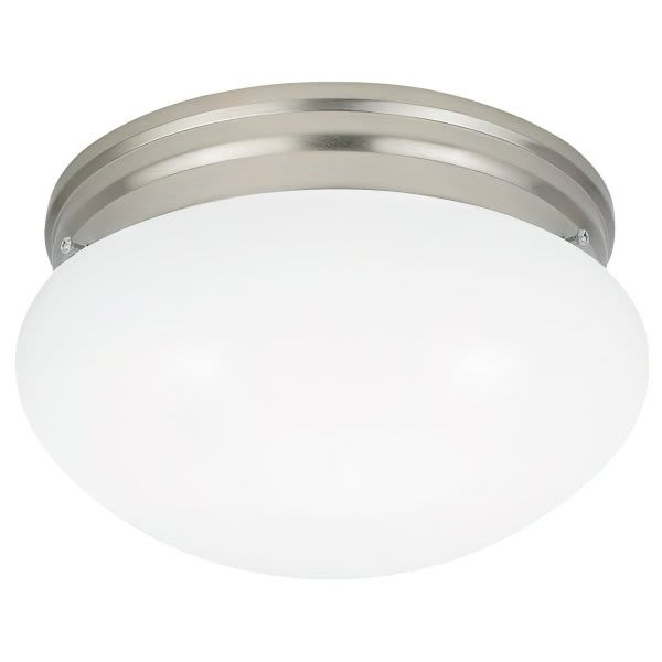 Generation Lighting Brushed Nickel Webster One Light Ceiling Flush Mount