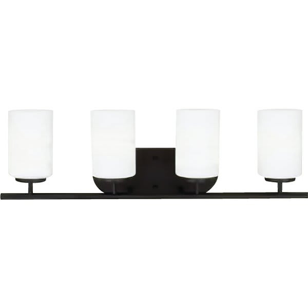 Generation Lighting Oslo 9.5 Watts Four Light Bath Sconces Blacksmith