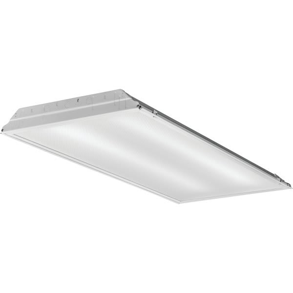 Lithonia Lighting White 4-Lamp 4000 Lumens 4000k LED Lensed Recessed Troffer 2gtl 4 40l Ez1 Lp840