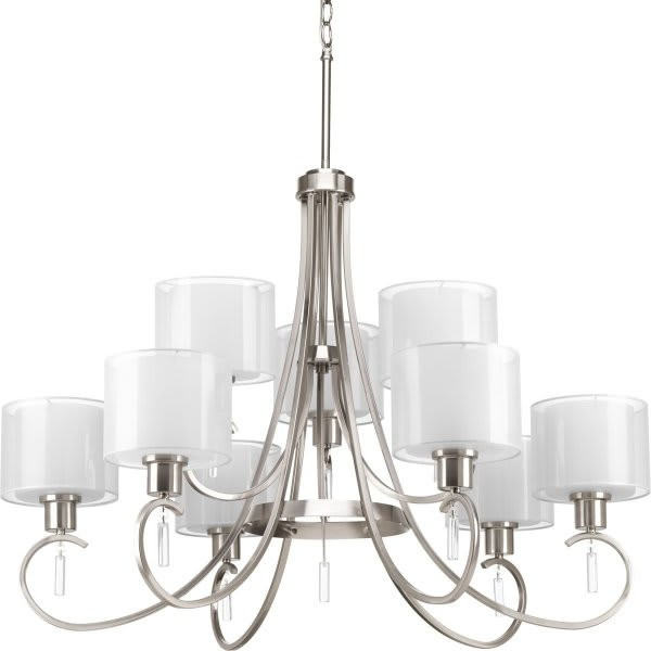 Progress Lighting Invite 9-Light Indoor Chandelier (Mylar)