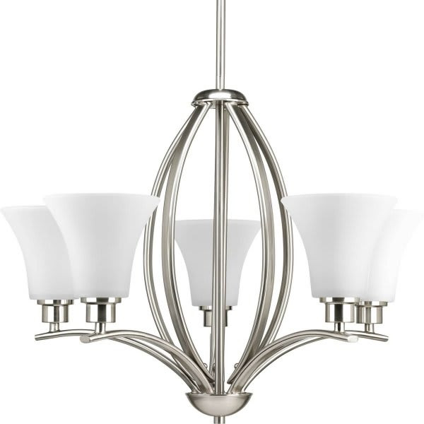 Progress Lighting Joy 5-Light Chain Indoor Chandelier (Glass)