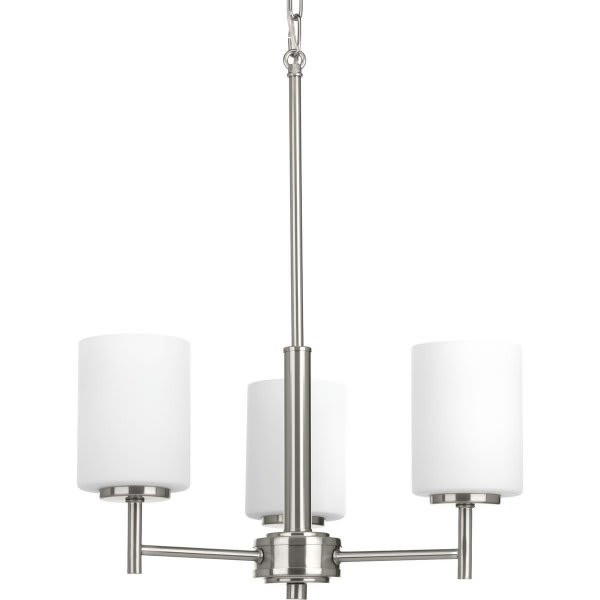 Progress Lighting Replay 3-Light Hanging Indoor Chandelier (Glass)