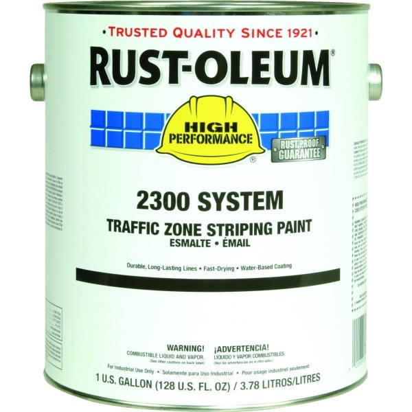 Rust-Oleum 1 Gal High Performance 2300 System Traffic Zone Striping Paint Flat Red 2pk