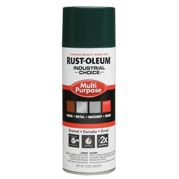 Rust-Oleum 12 Oz Industrial Choice Enamel Gloss Spray Paint - Green