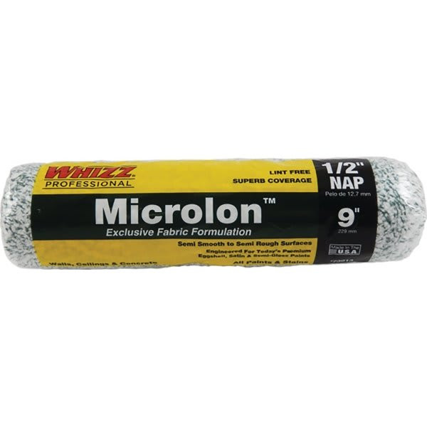 Whizz 73913 9" Microlon 1/2" Nap Cage Frame Roller Cover, Case Of 10