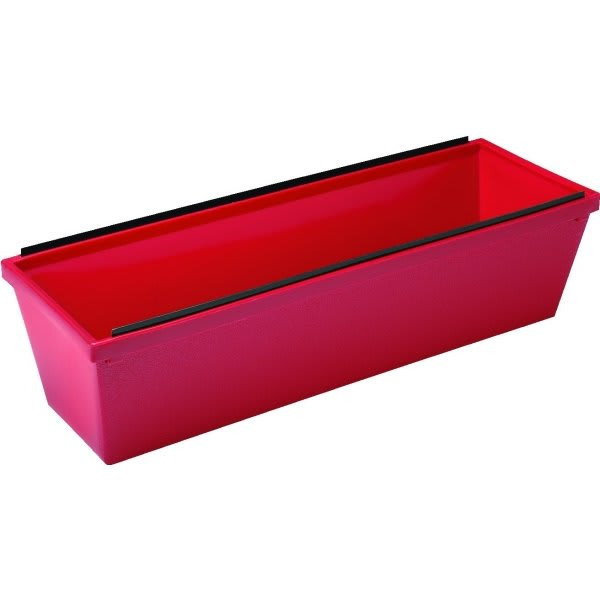 Wal-Board 12" 2 Blade Red Plastic Mud Pan