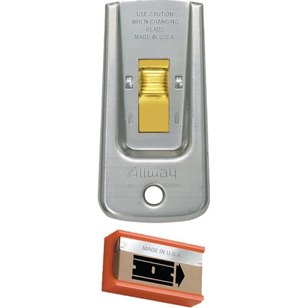 Allway Tools Gs Glass Scraper W/ 5 Blades, Case Of 10