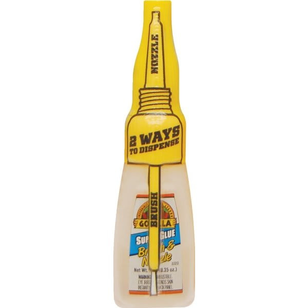 Gorilla Super Glue Brush & Nozzle 10g Case Of 6