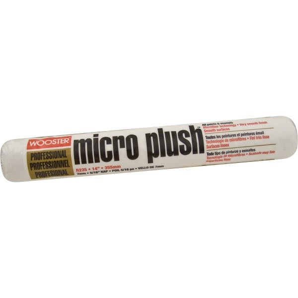 Wooster R235 14" Micro Plush 5/16" Nap Roller Cover