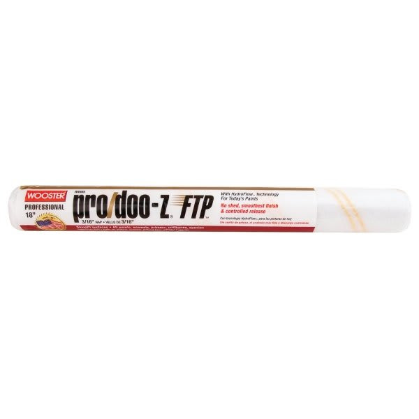 Wooster Rr665 18" Pro/Doo-Z FTP 3/16" Nap Roller Cover