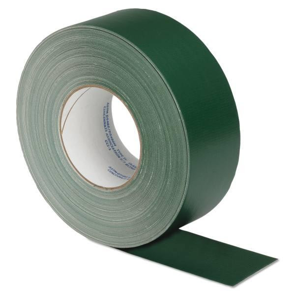 Skilcraft Waterproof Tape The Original'' 100 Mph Tape, 3 Core, Dark Green