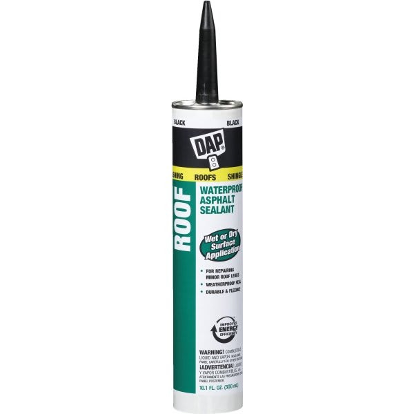 Dap 10 Oz Roof Waterproof Asphalt Filler And Sealant (Black) (12-Case)