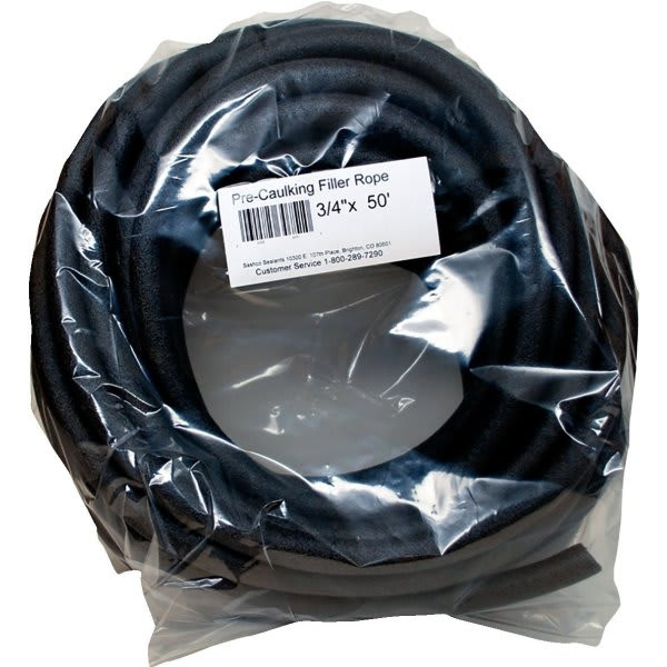 Sashco 30751 3/4" X 50' Coil Pre-Caulking Backer Rod