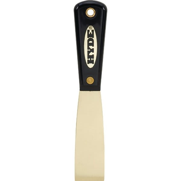 Hyde 02080 1-1/4" Brass Stiff Chisel Putty Knife Non-Spark, Case Of 10