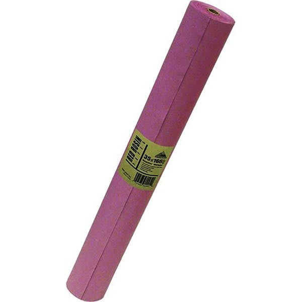 Trimaco Tri Paper 35167 36" X 166' Red Rosin Construction Paper