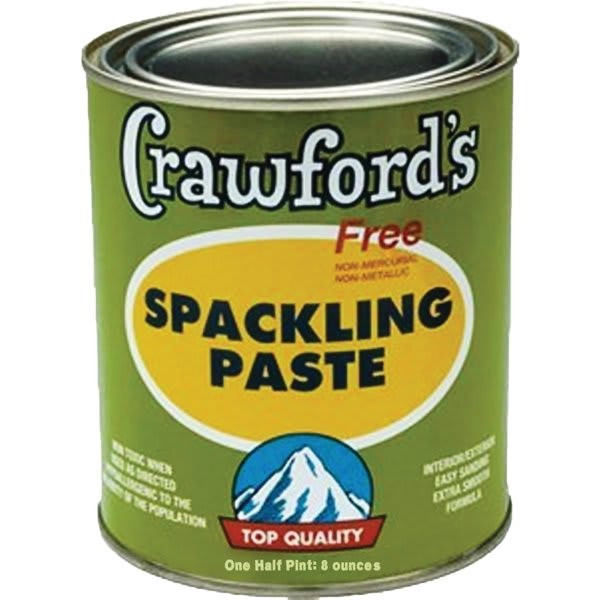Crawford'S Putty 31916 0.5 Pint Spackling Paste, Case Of 24