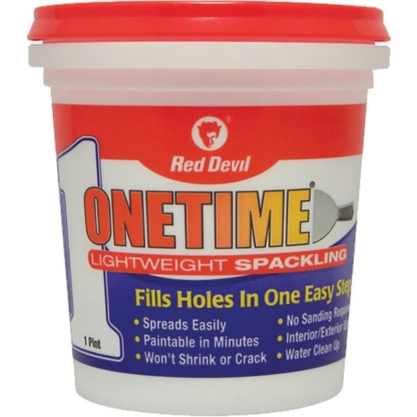 Red Devil 0548 Pt Onetime Spackling, Case Of 12