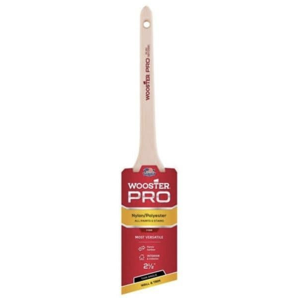 Wooster PRO 2-1/2 In. Nylon/Polyester Thin Angle Sash Brush